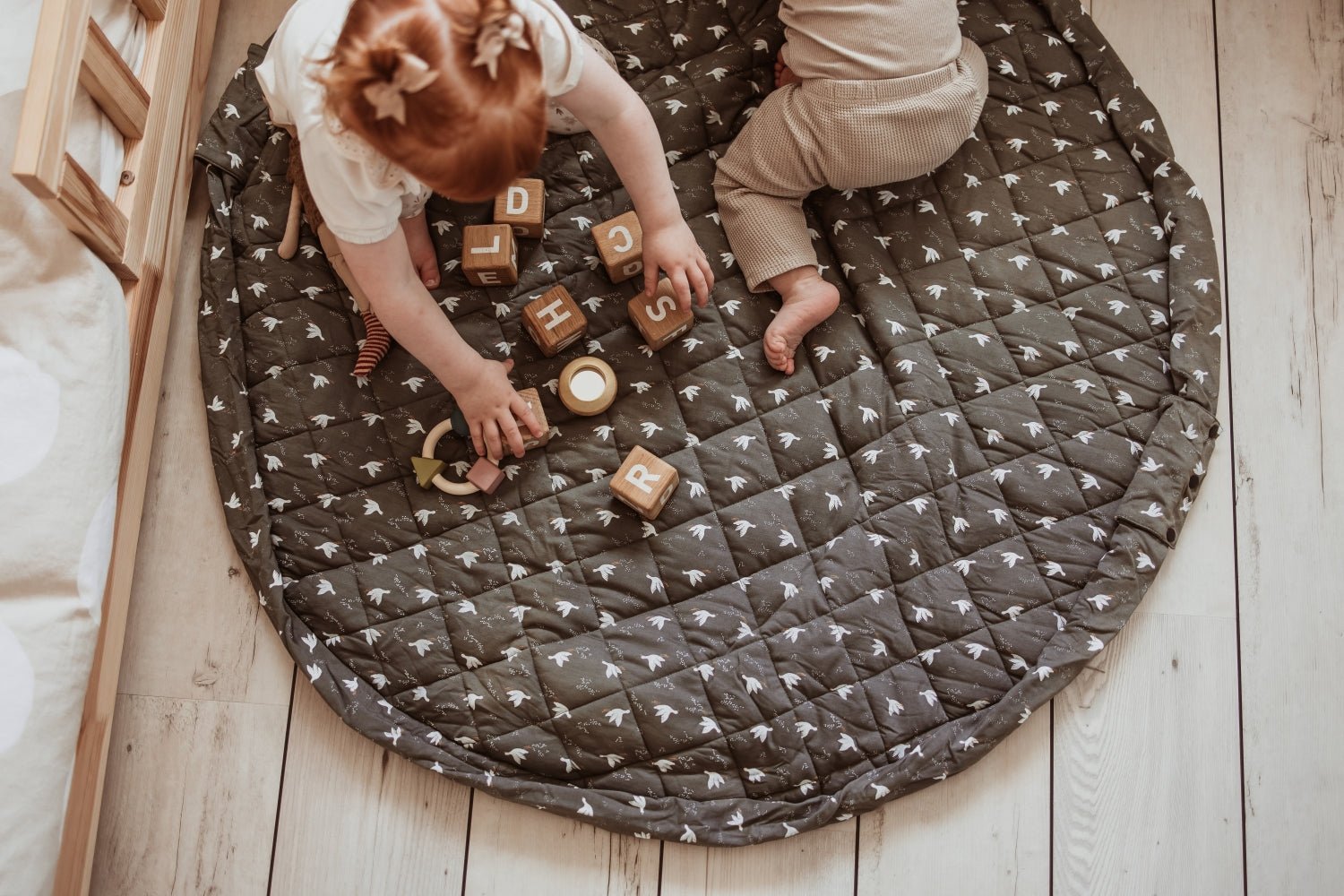 Play&amp;Go Birds noomad Organic Babymat (Min of 1, multiples of 1) - MAIGHAN DISTRIBUTION CANADA