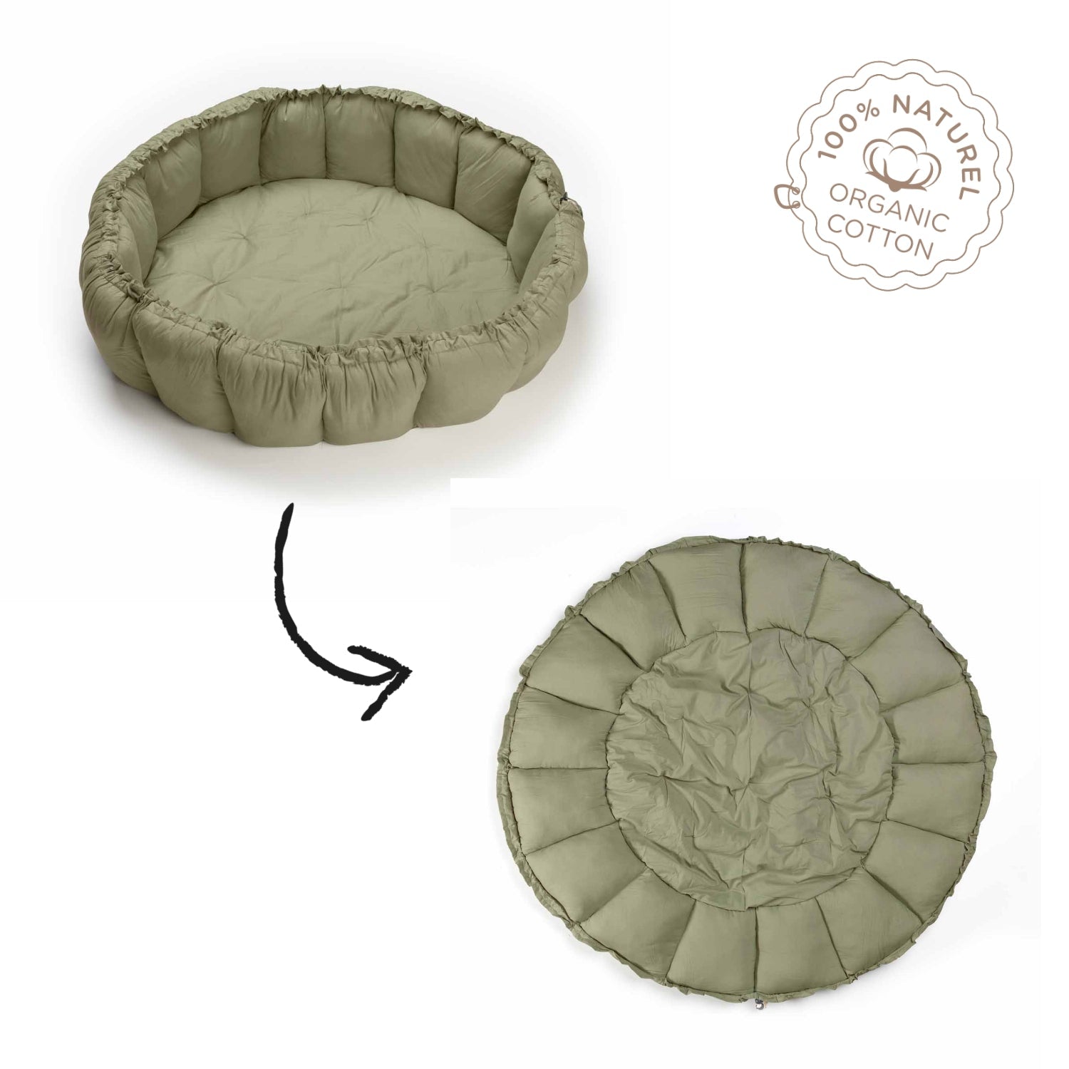 Play&Go Bloom Meadow Green Coco Baby Playmat (Min of 1, multiples of 1) - MAIGHAN DISTRIBUTION CANADA