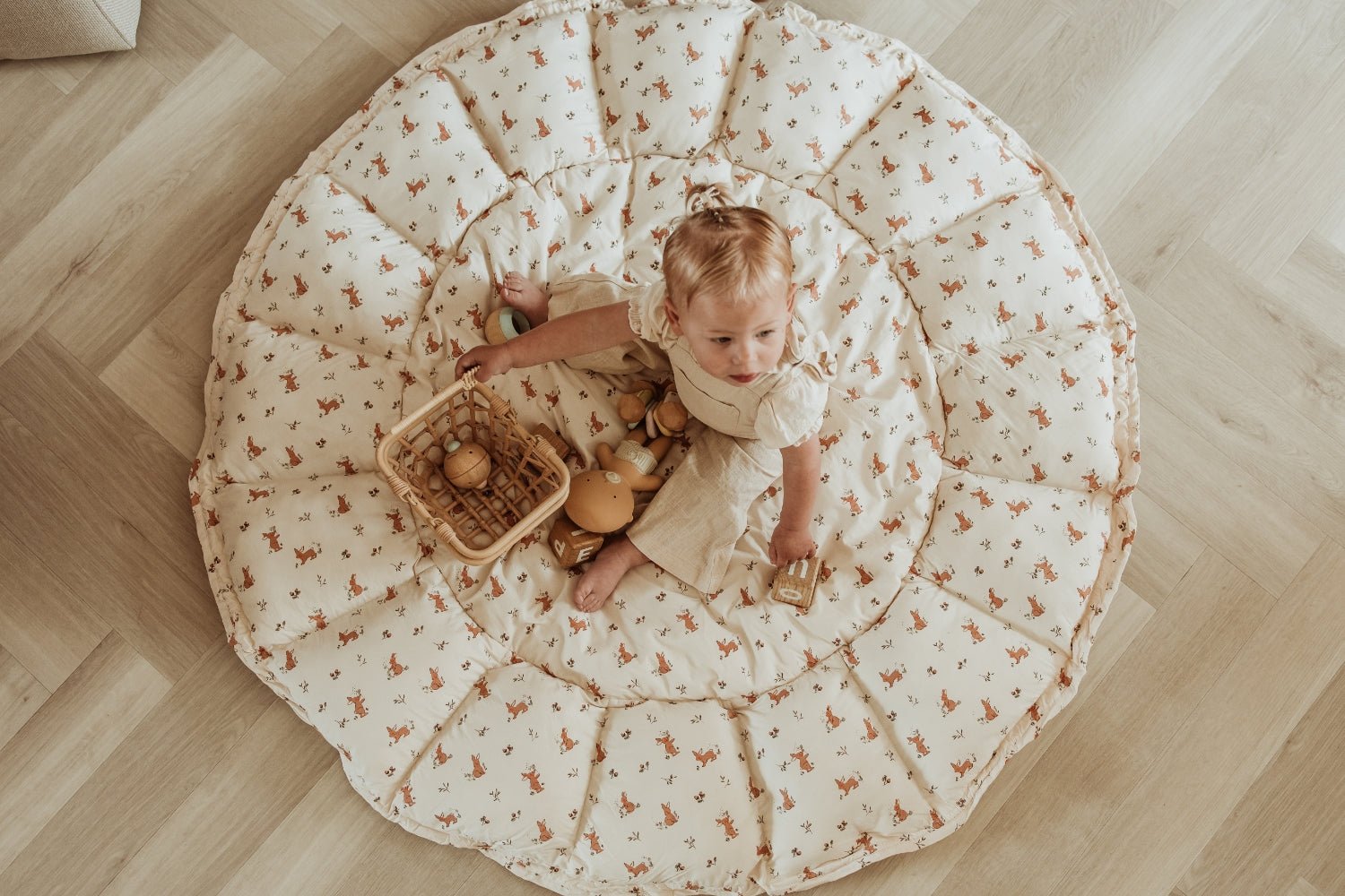 Play&amp;Go Bloom Rabbit Coco Baby Playmat (Min of 1, multiples of 1) - MAIGHAN DISTRIBUTION CANADA