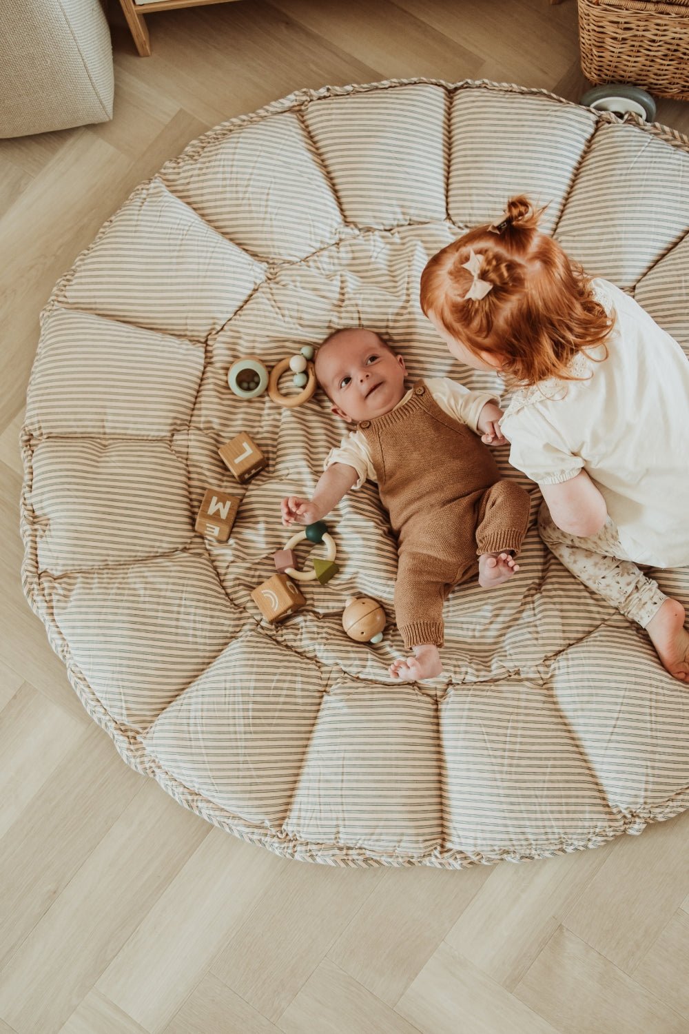 Play&amp;Go Bloom Stripes Blue Coco Baby Playmat (Min of 1, multiples of 1) - MAIGHAN DISTRIBUTION CANADA