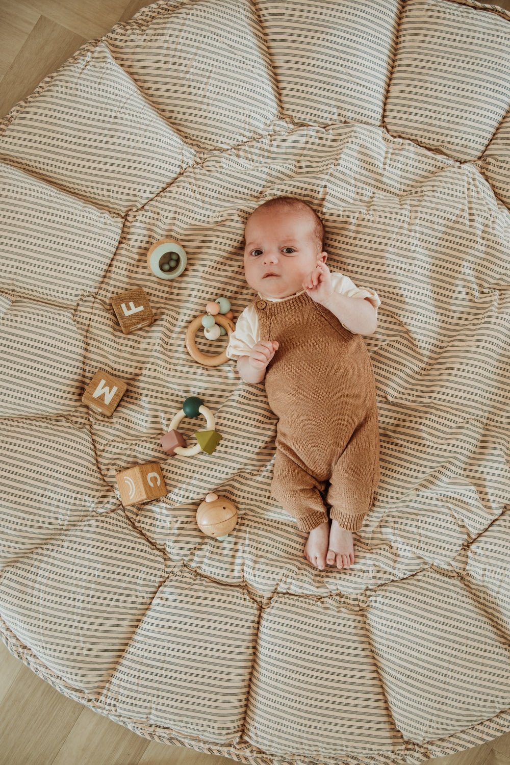 Play&amp;Go Bloom Stripes Blue Coco Baby Playmat (Min of 1, multiples of 1) - MAIGHAN DISTRIBUTION CANADA