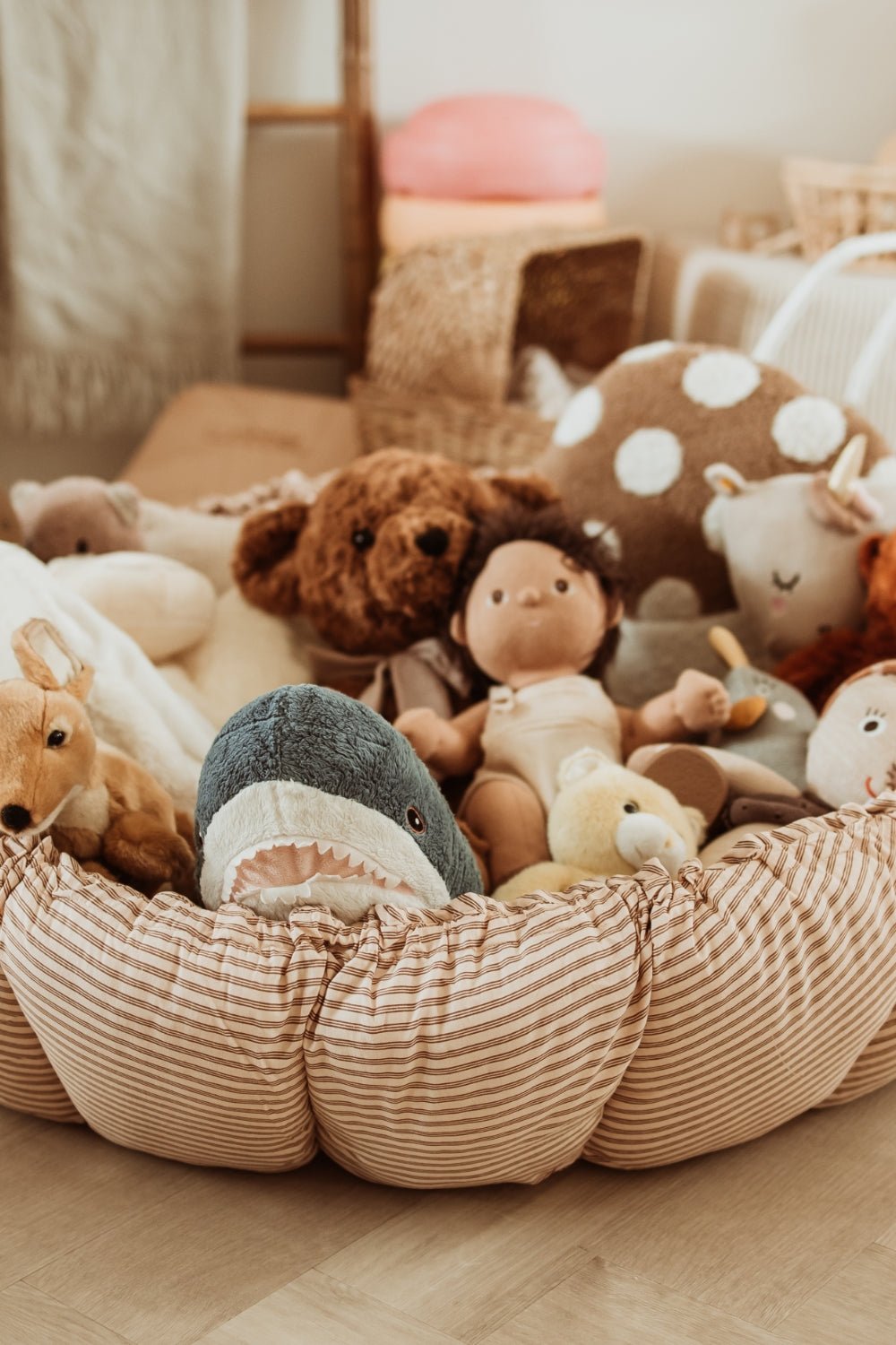 Play&amp;Go Bloom Stripes Brown Coco Baby Playmat (Min of 1, multiples of 1) - MAIGHAN DISTRIBUTION CANADA