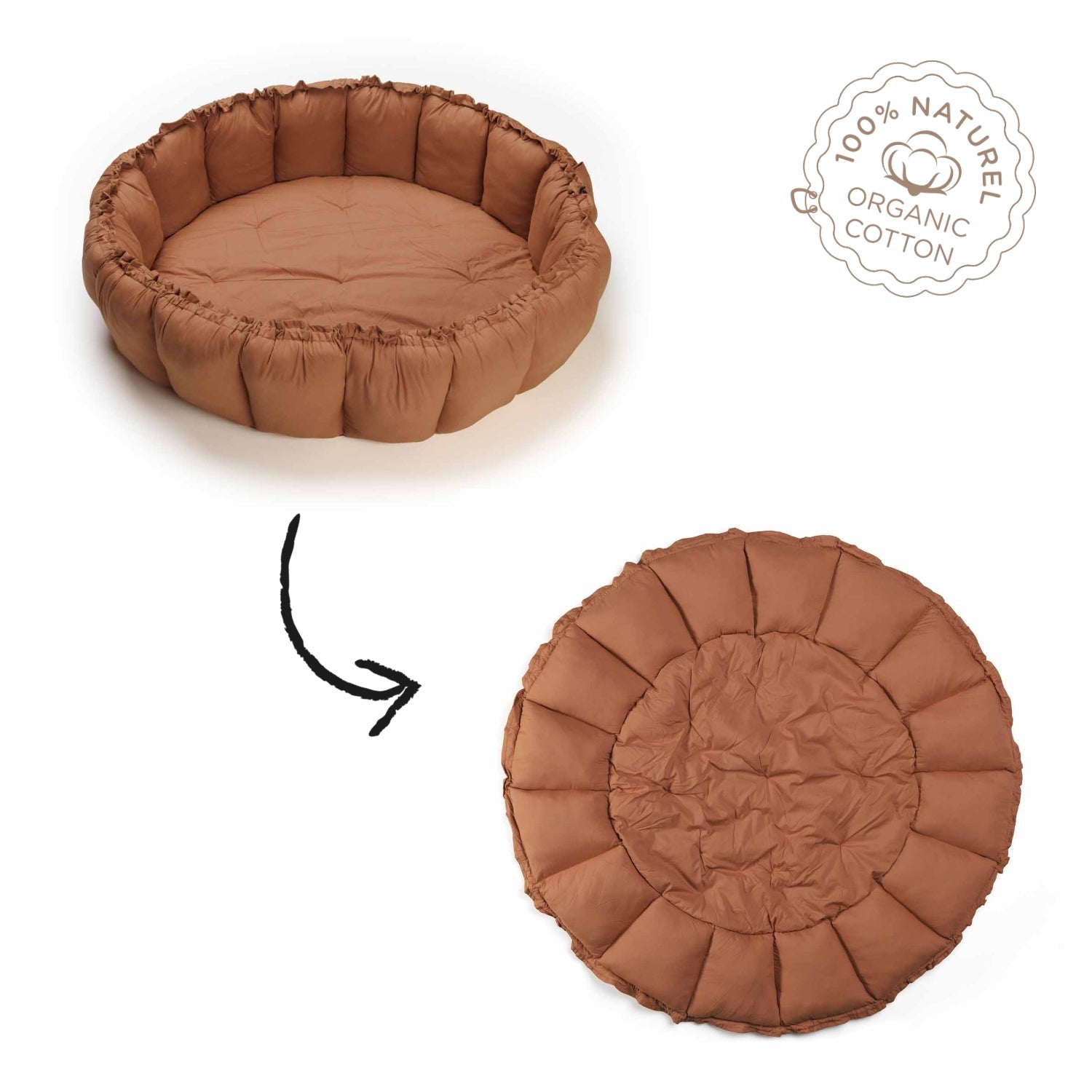 Play&Go Bloom Tawny Brown Coco Baby Playmat (Min of 1, multiples of 1) - MAIGHAN DISTRIBUTION CANADA