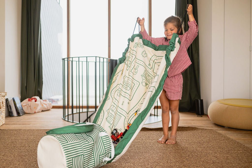 Play&Go Soo Playmat & Toy Basket - Roadmap (Min of 1, multiples of 1) - MAIGHAN DISTRIBUTION CANADA