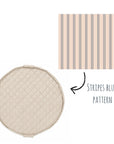 Play&Go Stripes Blue noomad Organic Babymat (Min of 1, multiples of 1) - MAIGHAN DISTRIBUTION CANADA