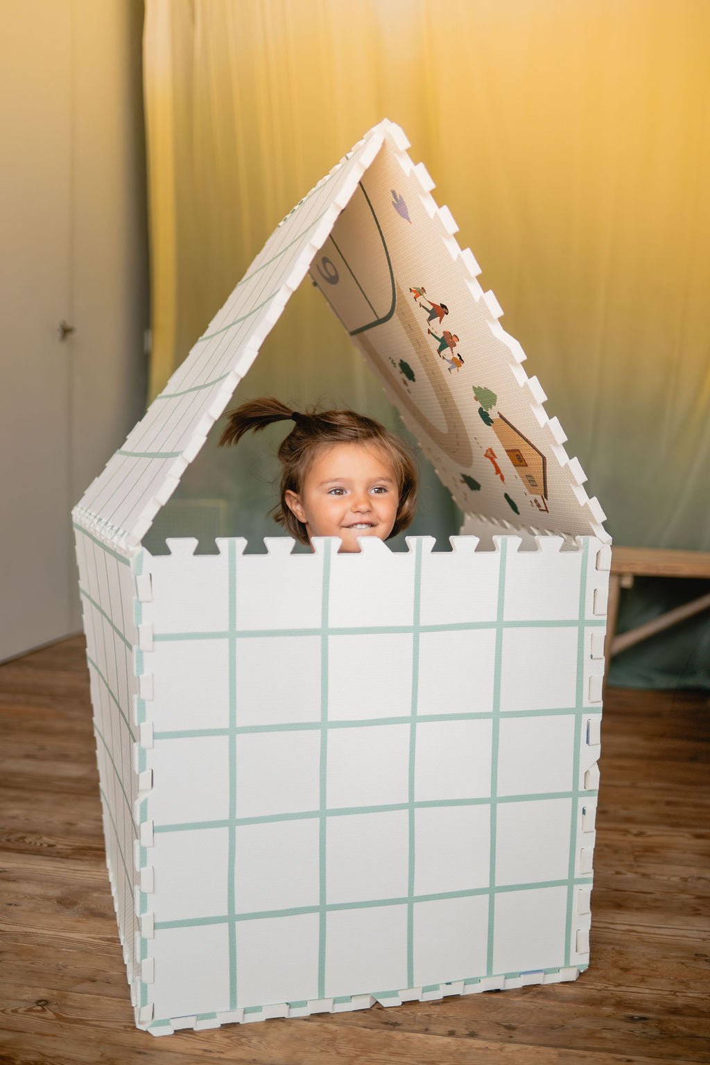 Play&amp;Go Tiloo EEVAA Puzzlemat, Storage box &amp; Mini house - Hopscotch (Min of 1, multiples of 1) - MAIGHAN DISTRIBUTION CANADA