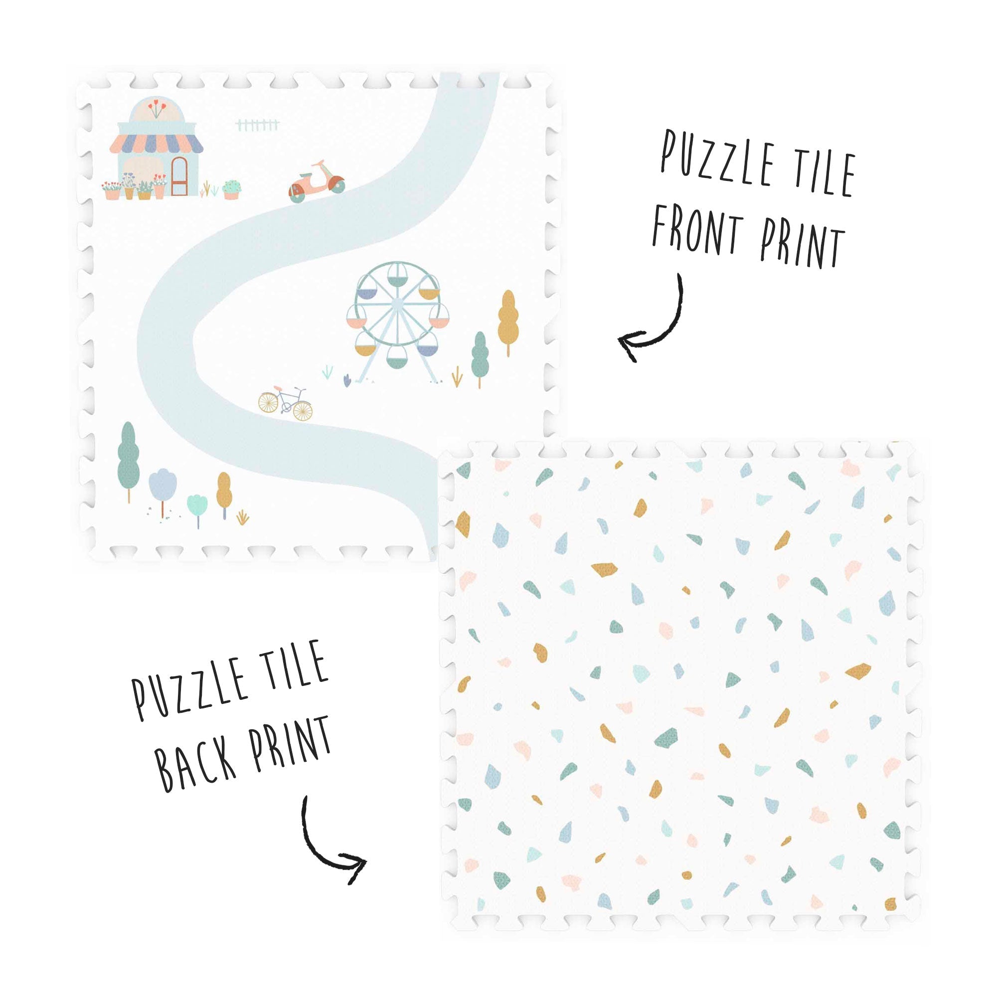 Play&Go Tiloo EEVAA Puzzlemat, Storage box & Mini house - Village (Min of 1, multiples of 1) - MAIGHAN DISTRIBUTION CANADA