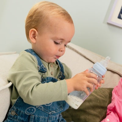 BIBS BPA-Free PP Baby Bottle Round Silicone 1 pack 270 ml Medium Flow Ivory (Min. of 2 PK , multiples of 2 PK)