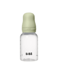 BIBS BPA-Free PP Baby Bottle Round Silicone 1 pack 150 ml Slow Flow Sage (Min. of 2 PK , multiples of 2 PK)