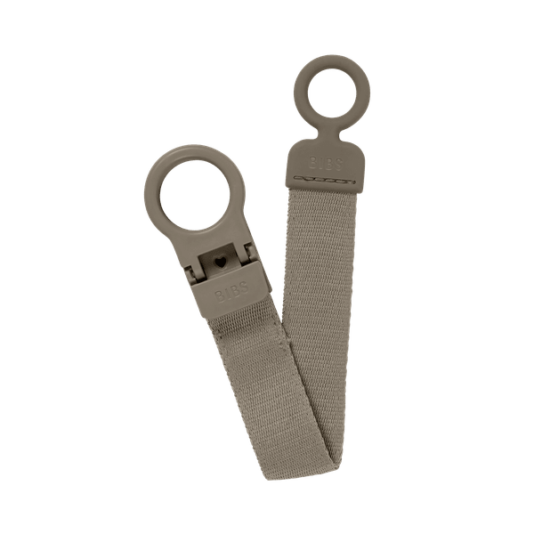 BIBS Pacifier Clip Loop -  Dark Oak (Min. of 2 PK , multiples of 2 PK)