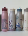 noüka Stainless Steel Drinking Bottle 16 Oz Daisy Collection - Milo The Dog (Min. of 2 PK, Multiples of 2 PK)