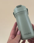 noüka Stainless Steel Drinking Bottle 12 Oz Susan Collection - Shifting Sand (Min. of 2 PK, Multiples of 2 PK)