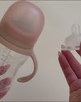 noüka Transitional Baby Bottle/Sippy Cup - Soft Blush (Min. of 2 PK, Multiples of 2 PK)