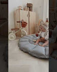Play&Go Bloom Dusty blue organic babymat (Min of 1, multiples of 1)