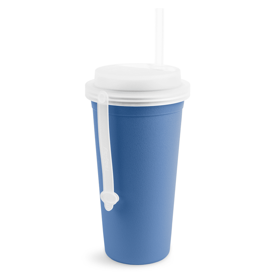 Re - Play 24oz Drinking Cup with Lid and Straw (Adult) - Denim (Min. of 2 PK, Multiples of 2 PK) - MAIGHAN DISTRIBUTION CANADA