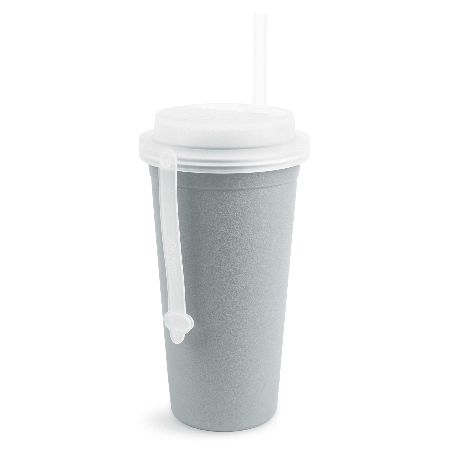 Re - Play 24oz Drinking Cup with Lid and Straw (Adult) - Grey (Min. of 2 PK, Multiples of 2 PK) - MAIGHAN DISTRIBUTION CANADA