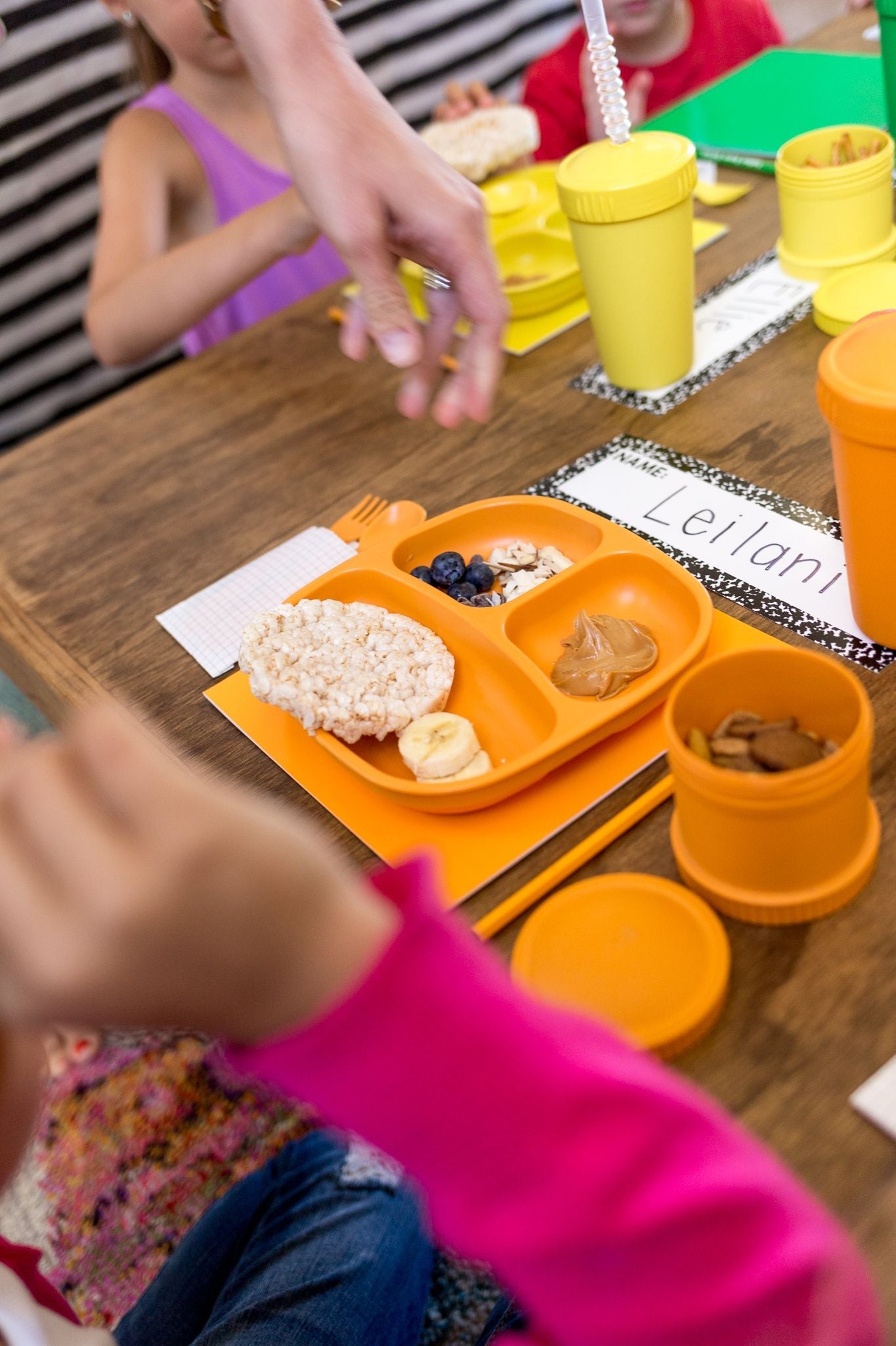 Re - Play 3 PK Packaged Divided Plates, Primary - (Red, Sky Blue, Yellow) (Min. of 2 PK, Multiples of 2 PK) - MAIGHAN DISTRIBUTION CANADA