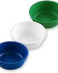 Re - Play 3PK 12Oz Bowls, Kelly Green, Navy, white (Min. of 2 PK, Multiples of 2 PK) - MAIGHAN DISTRIBUTION CANADA
