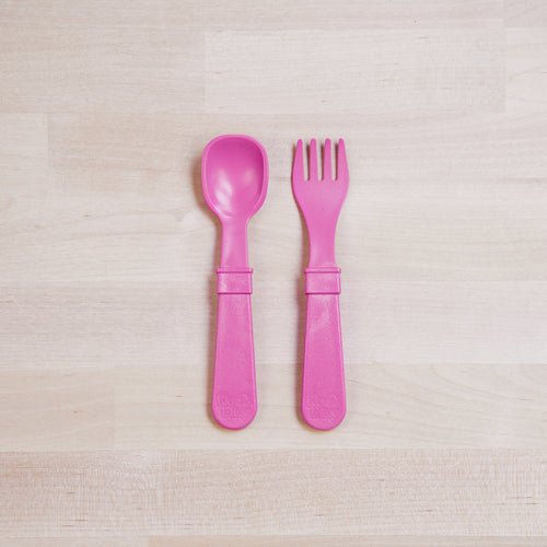 Re - Play 8 PK Open Stock Utensils - Bright Pink (Min. of 2 PK, Multiples of 2 PK) - MAIGHAN DISTRIBUTION CANADA