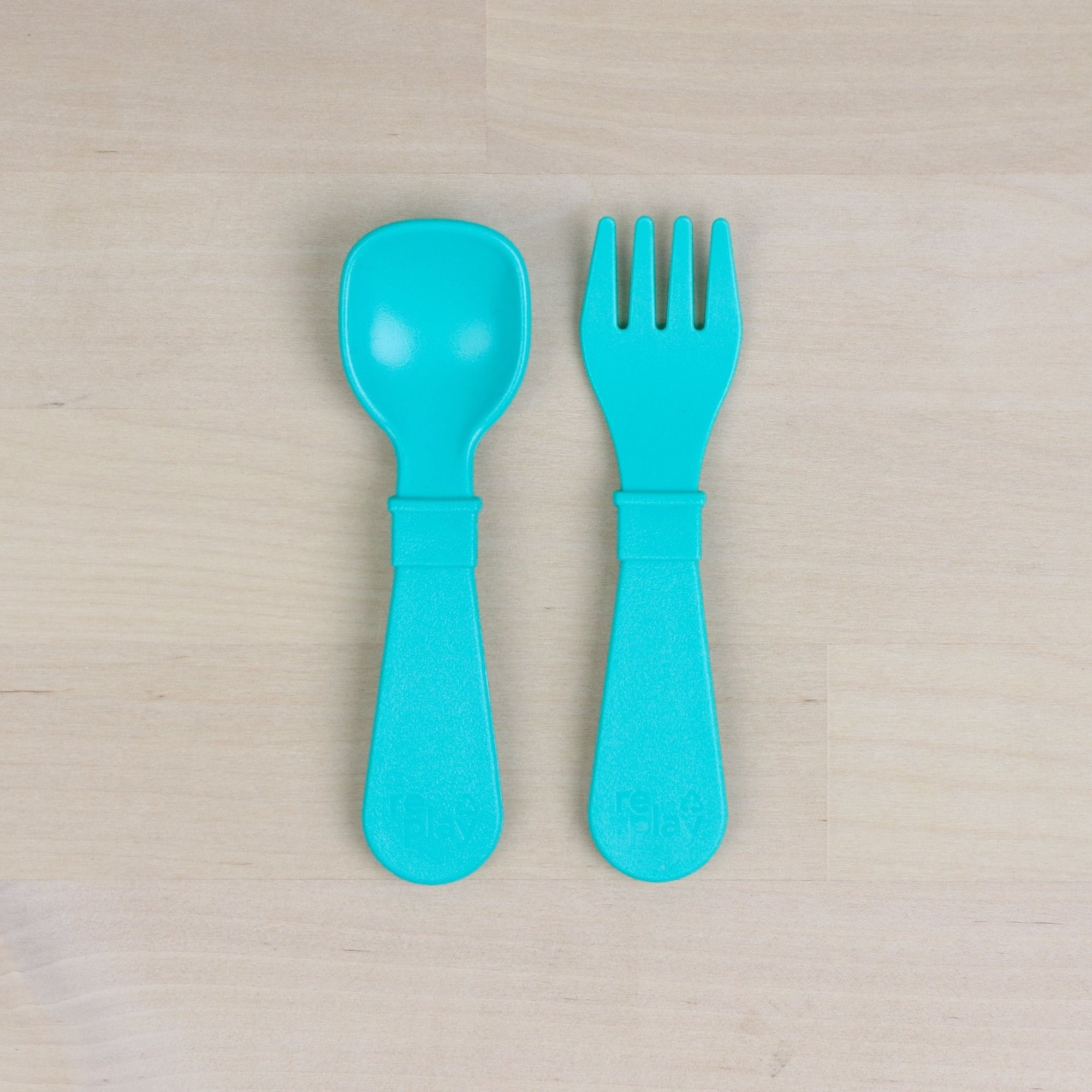 Re - Play 8 PK Tiny Utensils - Aqua (Min. of 2 PK, Multiples of 2 PK) - MAIGHAN DISTRIBUTION CANADA
