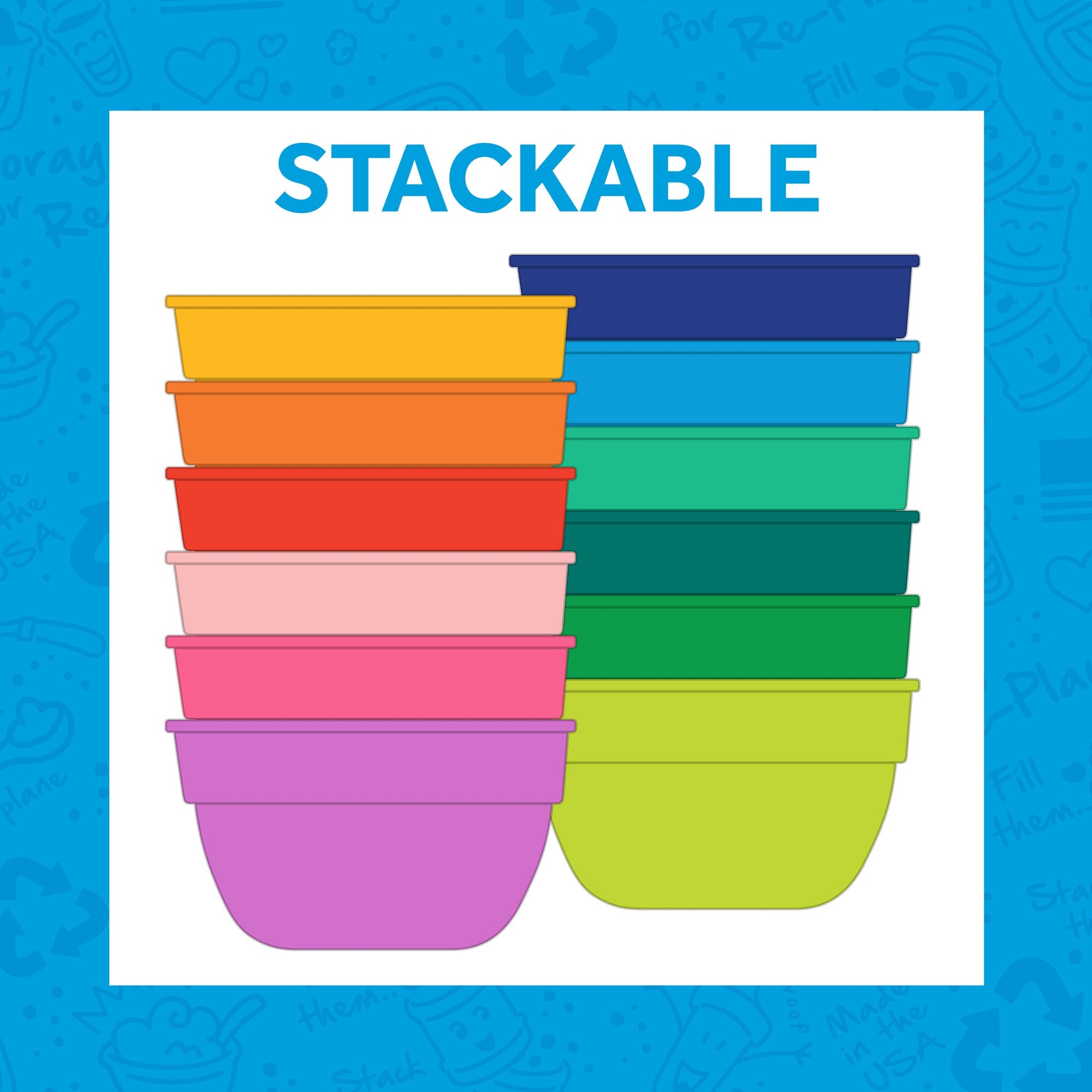 Re - Play Dip N Pour Bowl - Ice Blue (Min. of 2 PK, Multiples of 2 PK) - MAIGHAN DISTRIBUTION CANADA