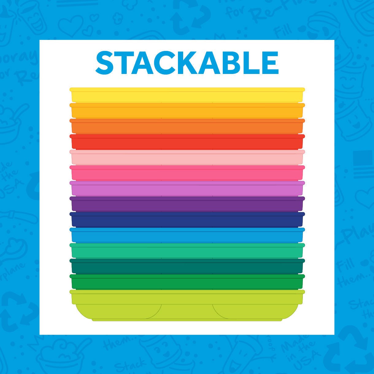 Re - Play Divide Tray - Desert (Min. of 2 PK, Multiples of 2 PK) - MAIGHAN DISTRIBUTION CANADA