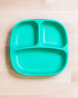 Re - Play Divided Plate - Aqua (Min. of 2 PK, Multiples of 2 PK) - MAIGHAN DISTRIBUTION CANADA