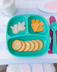 Re - Play Divided Plate - Sage (Min. of 2 PK, Multiples of 2 PK) - MAIGHAN DISTRIBUTION CANADA