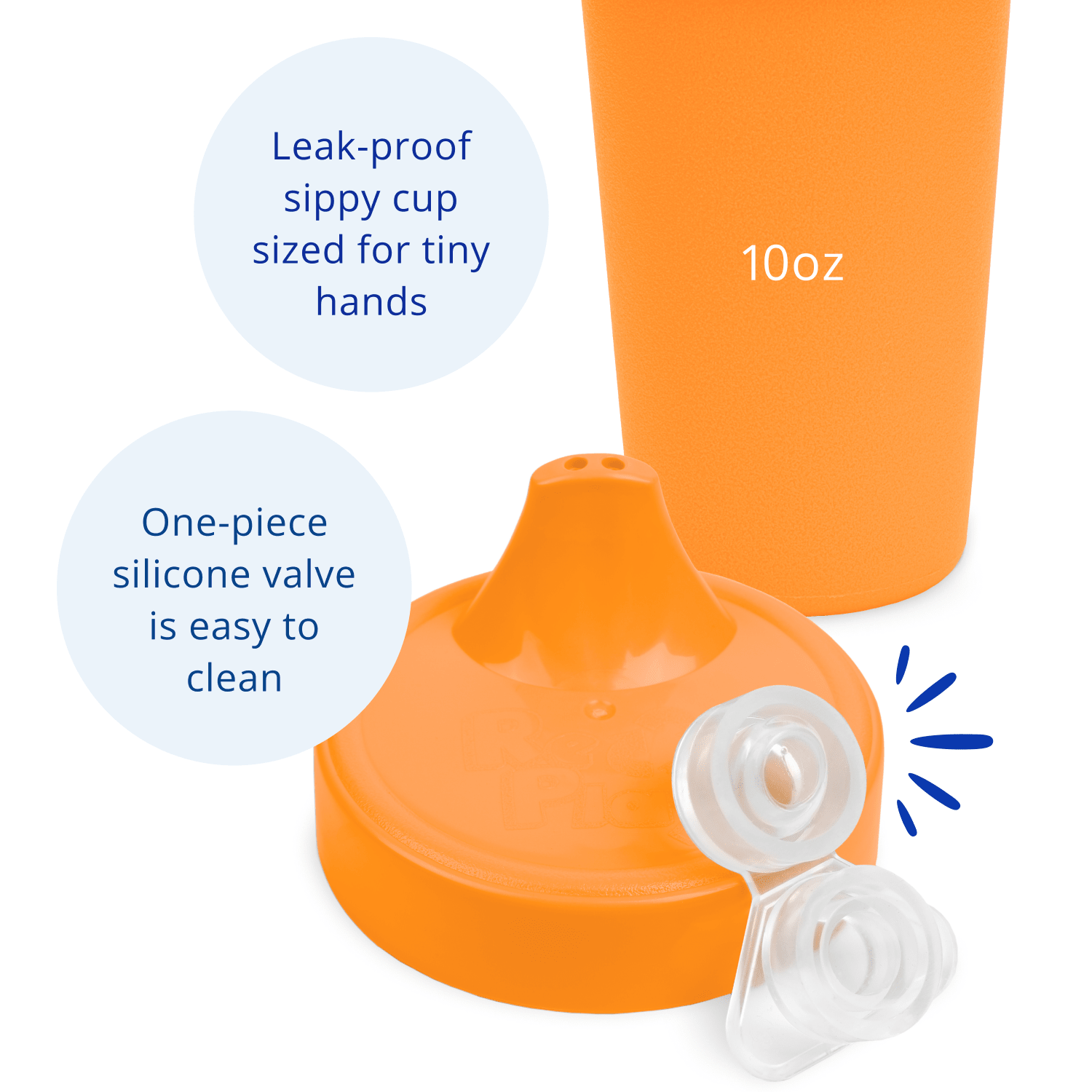 Re - Play No Spill Sippy Cup - Orange (Min. of 2 PK, Multiples of 2 PK) - MAIGHAN DISTRIBUTION CANADA