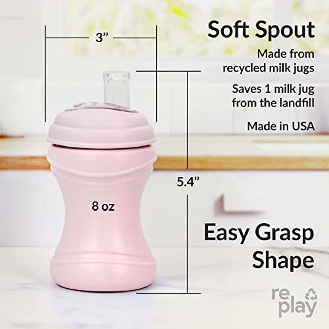 Re - Play Soft Spout Sippy Cup - Leaf (Min. of 2 PK, Multiples of 2 PK) - MAIGHAN DISTRIBUTION CANADA