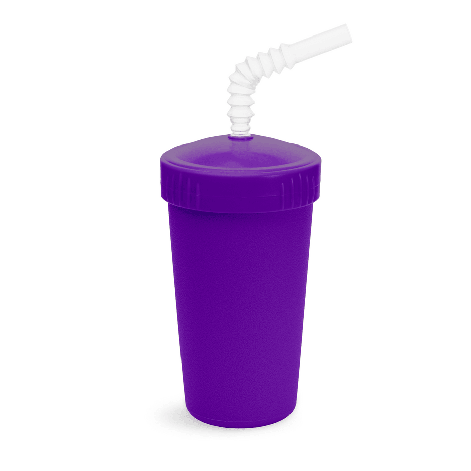Re - Play Straw Cup with Lid & Straw Assembled - Amethyst (Min. of 2 PK, Multiples of 2 PK) - MAIGHAN DISTRIBUTION CANADA