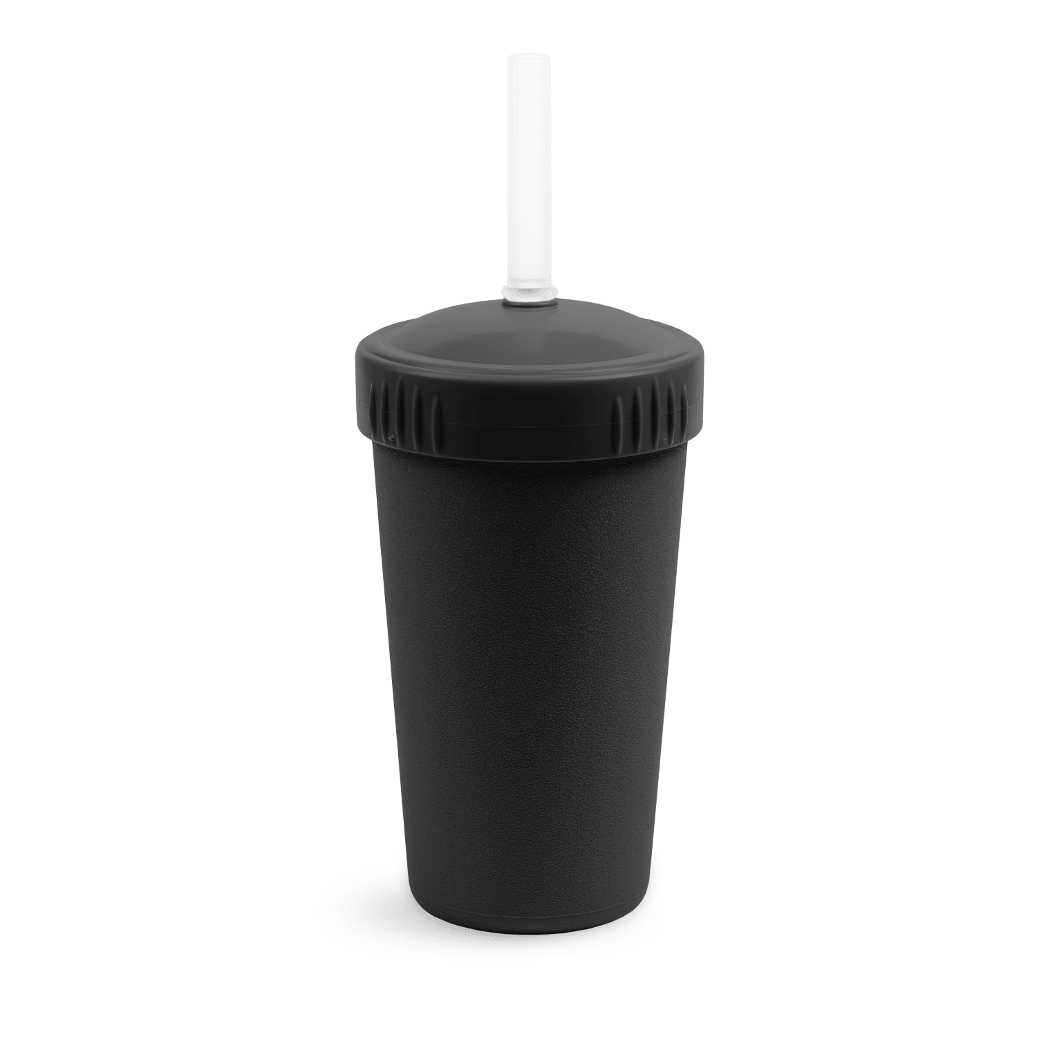Re - Play Straw Cup with Lid & Straw Assembled - Blaxk (Min. of 2 PK, Multiples of 2 PK) - MAIGHAN DISTRIBUTION CANADA