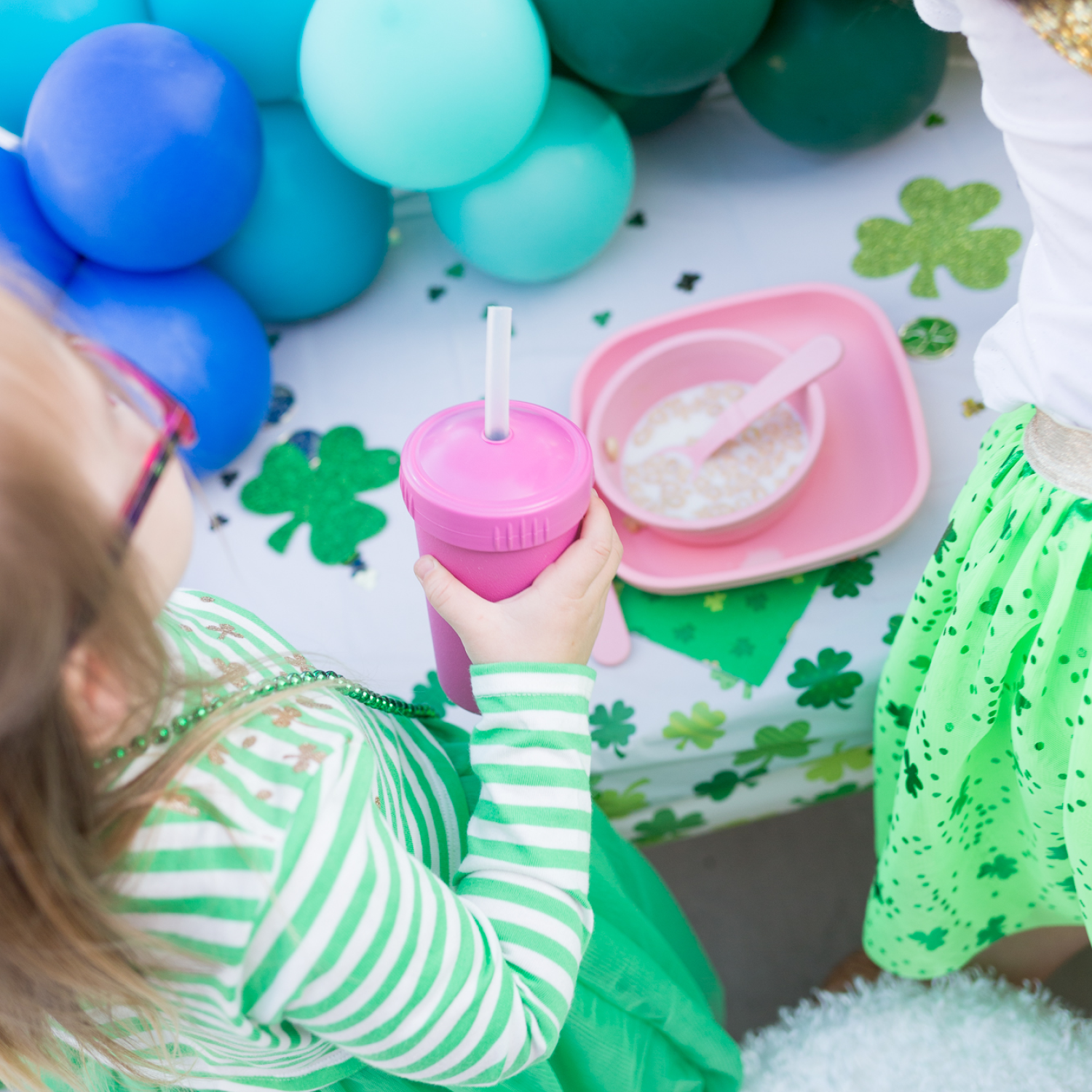 Re - Play Straw Cup with Lid & Straw Assembled - Bright Pink (Min. of 2 PK, Multiples of 2 PK) - MAIGHAN DISTRIBUTION CANADA