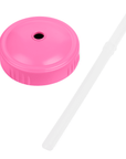 Re - Play Straw Cup with Lid & Straw Assembled - Bright Pink (Min. of 2 PK, Multiples of 2 PK) - MAIGHAN DISTRIBUTION CANADA