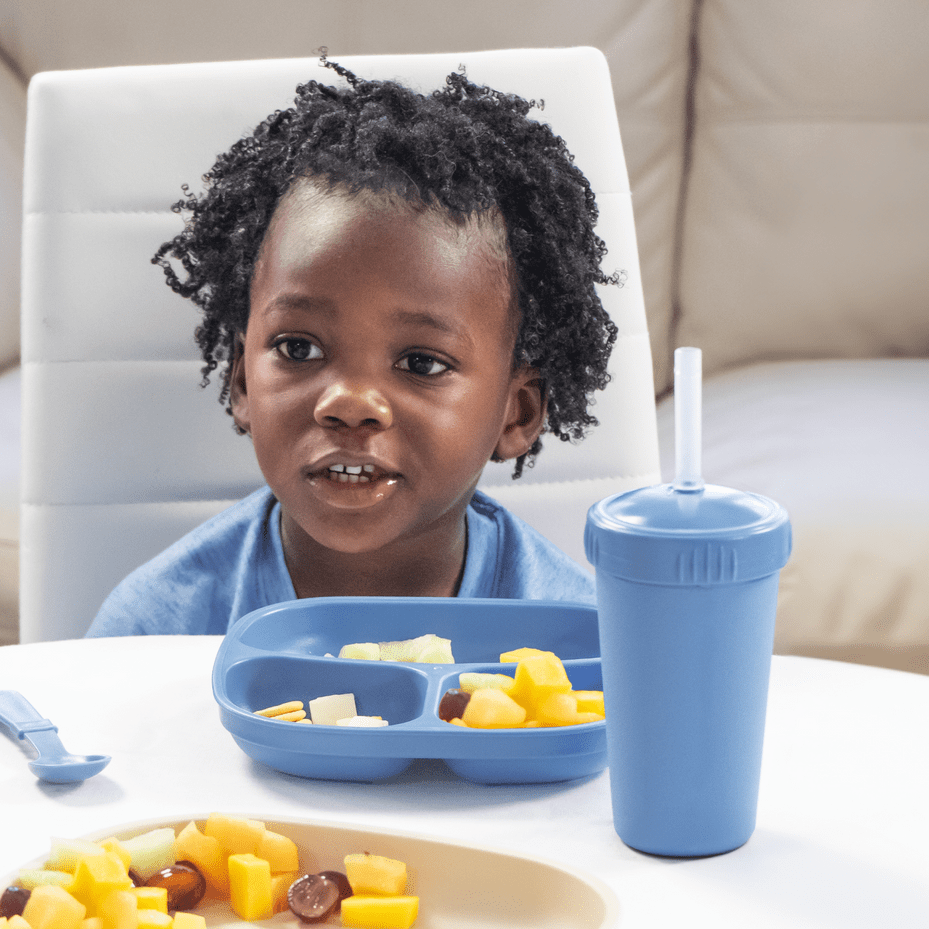 Re - Play Straw Cup with Lid & Straw Assembled - Denim (Min. of 2 PK, Multiples of 2 PK) - MAIGHAN DISTRIBUTION CANADA