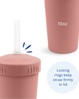 Re - Play Straw Cup with Lid & Straw Assembled - Desert (Min. of 2 PK, Multiples of 2 PK) - MAIGHAN DISTRIBUTION CANADA