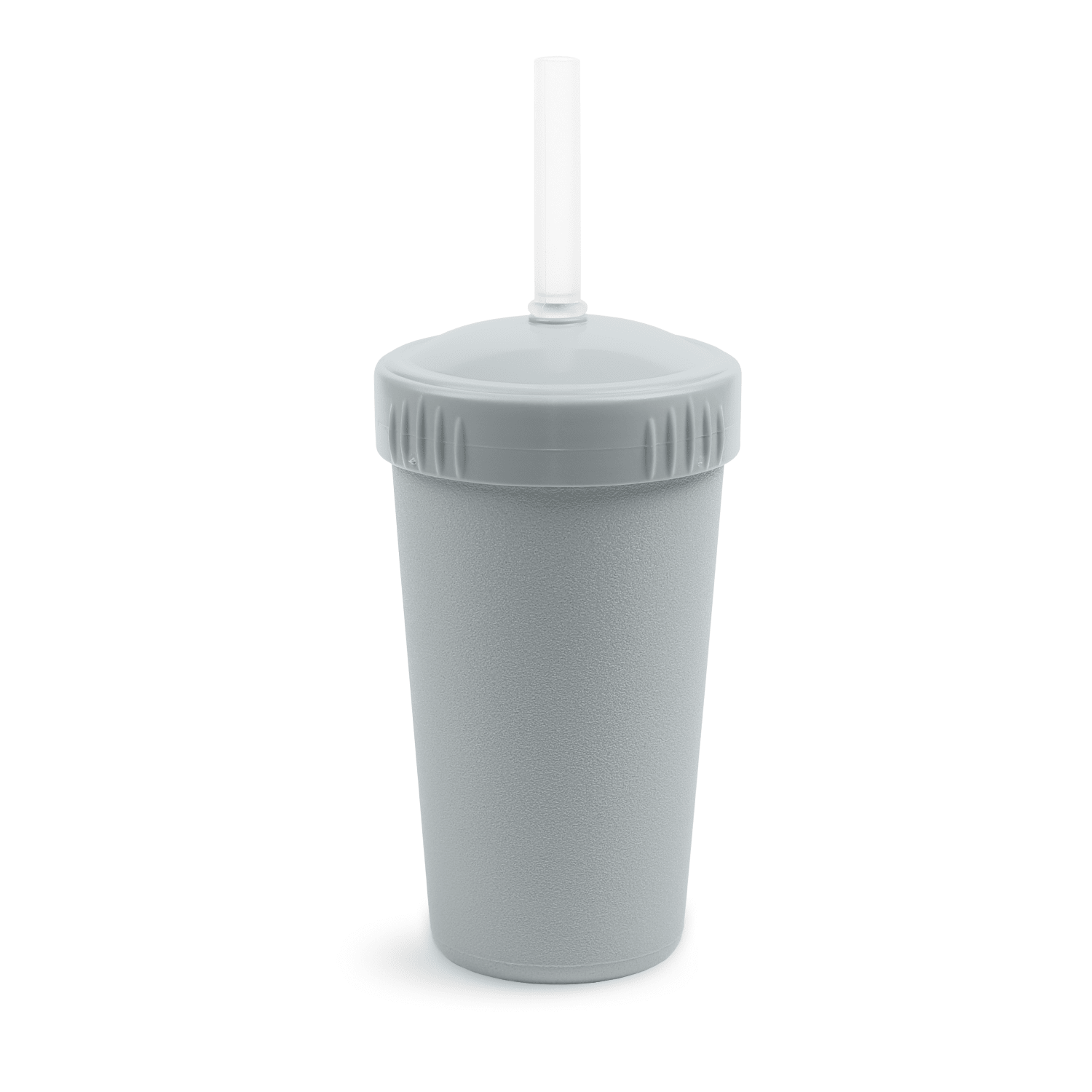 Re - Play Straw Cup with Lid & Straw Assembled - Grey (Min. of 2 PK, Multiples of 2 PK) - MAIGHAN DISTRIBUTION CANADA