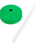 Re - Play Straw Cup with Lid & Straw Assembled - Kelly Green (Min. of 2 PK, Multiples of 2 PK) - MAIGHAN DISTRIBUTION CANADA