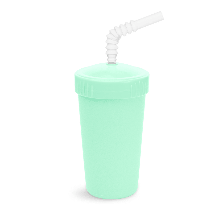 Re - Play Straw Cup with Lid & Straw Assembled - Mint (Min. of 2 PK, Multiples of 2 PK) - MAIGHAN DISTRIBUTION CANADA