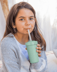Re - Play Straw Cup with Lid & Straw Assembled - Sage (Min. of 2 PK, Multiples of 2 PK) - MAIGHAN DISTRIBUTION CANADA