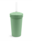 Re - Play Straw Cup with Lid & Straw Assembled - Sage (Min. of 2 PK, Multiples of 2 PK) - MAIGHAN DISTRIBUTION CANADA
