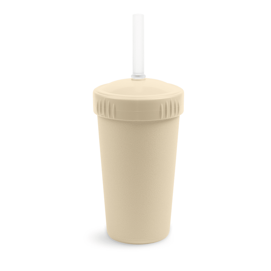 Re - Play Straw Cup with Lid & Straw Assembled - Sand (Min. of 2 PK, Multiples of 2 PK) - MAIGHAN DISTRIBUTION CANADA