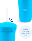 Re - Play Straw Cup with Lid & Straw Assembled - Sky Blue (Min. of 2 PK, Multiples of 2 PK) - MAIGHAN DISTRIBUTION CANADA