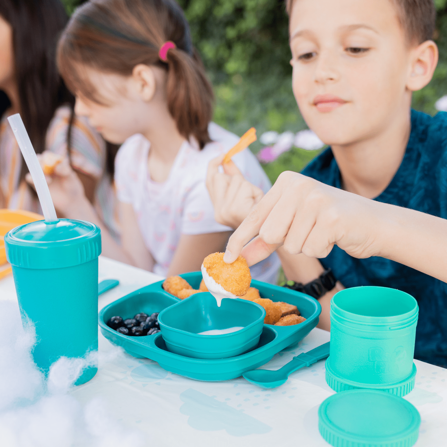 Re - Play Straw Cup with Lid & Straw Assembled - Teal (Min. of 2 PK, Multiples of 2 PK) - MAIGHAN DISTRIBUTION CANADA