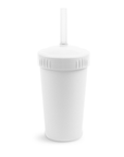 Re - Play Straw Cup with Lid & Straw Assembled - White (Min. of 2 PK, Multiples of 2 PK) - MAIGHAN DISTRIBUTION CANADA