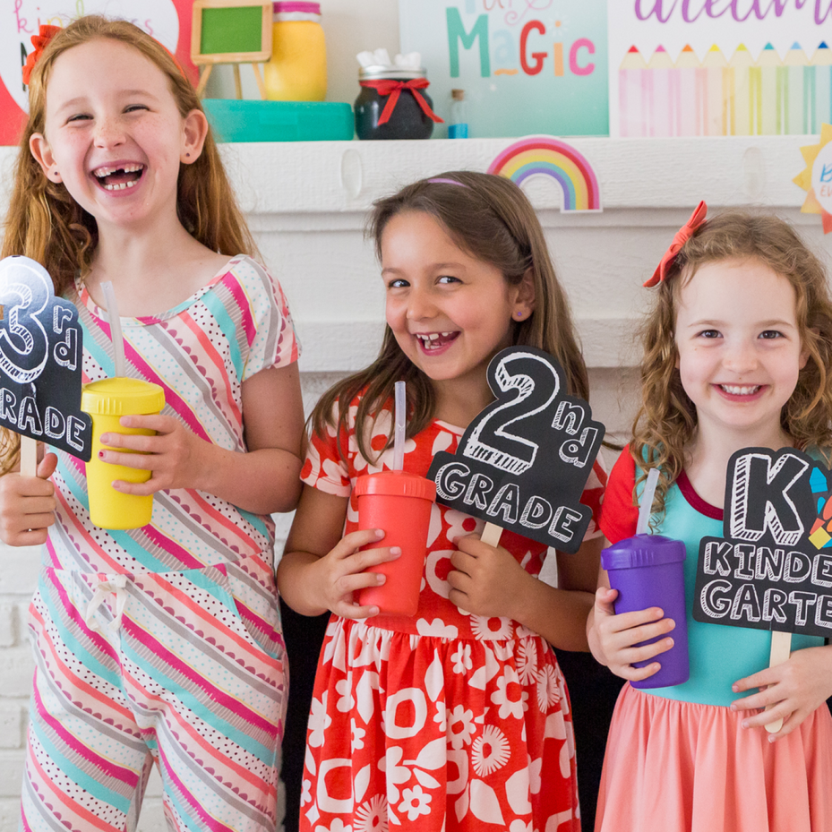 Re - Play Straw Cup with Lid & Straw Assembled - Yellow (Min. of 2 PK, Multiples of 2 PK) - MAIGHAN DISTRIBUTION CANADA