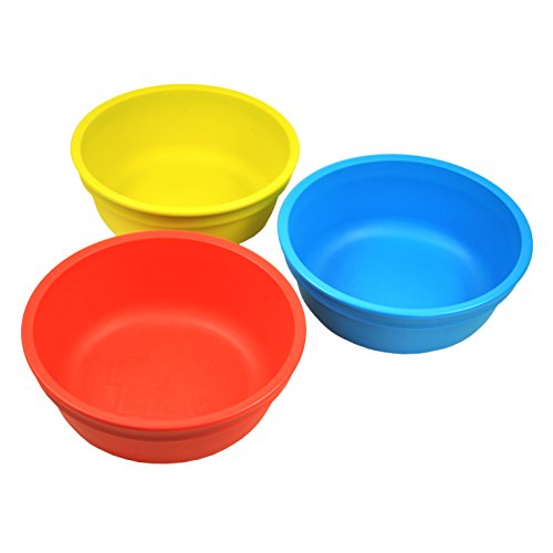 Re-play 3PK Packaged 12Oz Bowls, Red, Yellow, Sky Blue (Min. of 2 PK, Multiples of 2 PK)