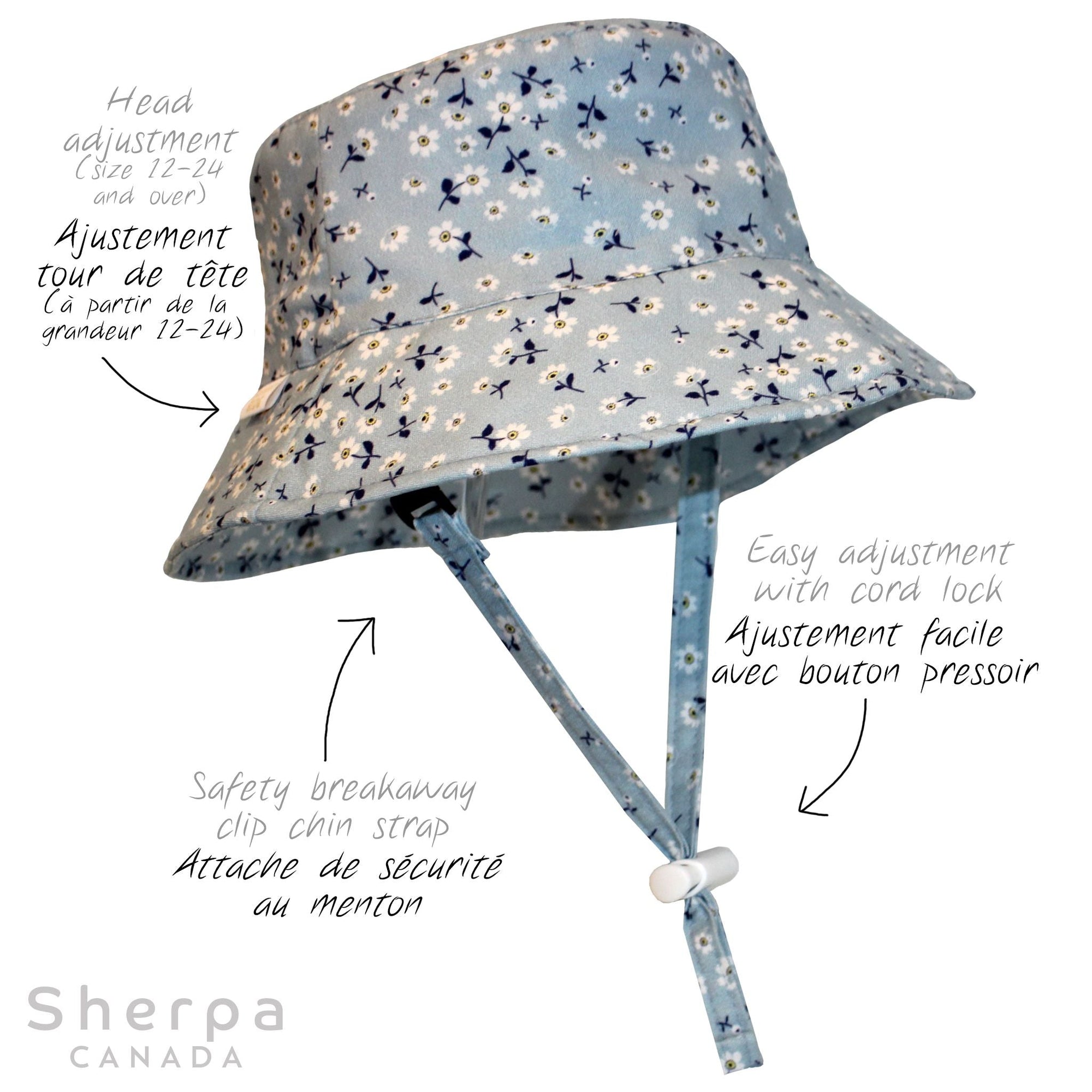 Sherpa Canda Bucket Hat - Country Blue (Min. of 2, Multiples of 2) - MAIGHAN DISTRIBUTION CANADA