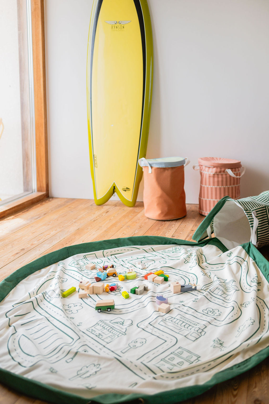 Play&amp;Go Soo Playmat &amp; Toy Basket - Roadmap (Min of 1, multiples of 1)