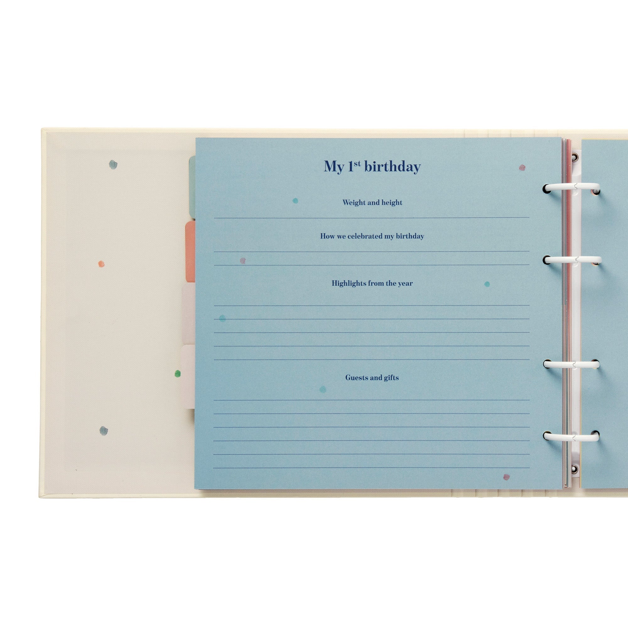 Specialday - My first years - memories & treasures - Cream (Min. of 2 PK , multiples of 2 PK) - MAIGHAN DISTRIBUTION CANADA